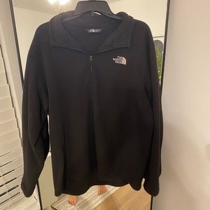 The North Face black zip up pullover